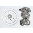 Kæde kit 45t + Valgfrit fortandhjul - Puch Maxi P & K