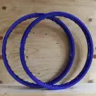 Fælg sæt 17x1,4 Eloxeret Aluminium Blå