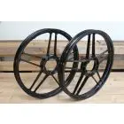 Stjernefælg sæt 17" Alu Sort - Puch Maxi