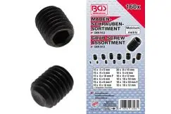 (Udsolgt) Pinolskruesortiment 3-10mm 160 stk, BGS Technic - Værktøj