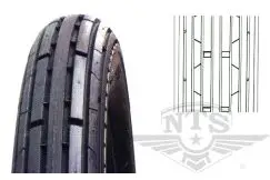 Dæk 2.25x17 (21x2.2/4) Langrillet, Baffa - Dæk & Slanger