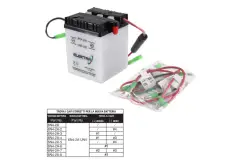 Batteri 6V-2A, Elektra (med syre) - Suzuki FZ50 & K50 - Tænding & Elektriske dele