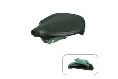 Komplet Gummisadel Sort (India)  - Universal - Sæde & Betræk