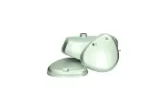 Benzintank & Sidedæksler Sølv - Simson S51 - Benzintank