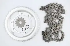 Kæde kit 40t + Valgfrit fortandhjul - Puch MS50, Monza & Grand Prix - 
