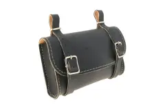 Sadeltaske Vintage Sort - Accessories