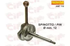Krumtap Ø12mm AMT 118, Mazzucchelli - Vespa/Piaggio - Krumtap & Motorlejer