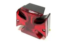 Baglygte Stor Malteser Sort/Rød - Universal - Lygter & Pærer