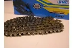 Kæde 420 1/2x1/4 - 120 led Stærk Sølv, KMC Chain - 