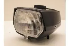 Forlygte m. kontakt Sort - Puch Maxi & KTM Foxi - Lygte For/Bag