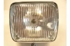 Forlygte Krom Firkant - Universal - Lygter & Pærer