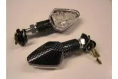 Blinklygte sæt carbon LED 028 - Universal - Blinklygte