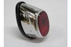 Baglygte Retro Krom - Universal - Lygte For/Bag