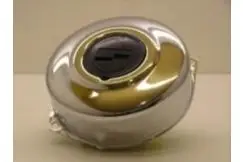 Magnetdæksel krom med Puch logo - Puch Maxi - Motor & Geardele