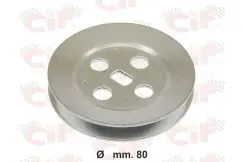 Remskive Ø80mm - Vespa/Piaggio - Rem & Remskive