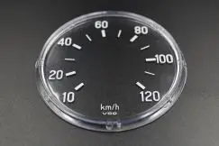 Glas til speedometer fra VDO 120 km/t - Speedometer & Cockpit