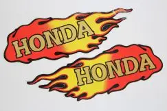 Sticker Rød - Honda - Stafferinger