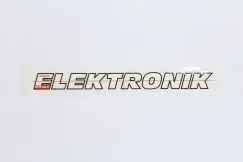 Klistermærke Elektronik Hvid - Kreidler - Stafferinger