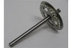 Pedalaksel Komplet 28T - Vespa/Piaggio Ciao - Stel & Tank