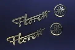 Emblemsæt ved tank - Kreidler Florett - 