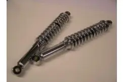 Støddæmpersæt 310mm Krom - Støddæmper