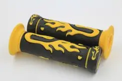 Håndtag 22/24 Sort/Gul Flame, NC - Universal - Styr & Håndtag