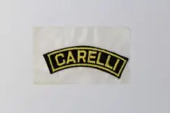 Symærke 10x3cm Sort/Gul - Garelli - Stafferinger & Stickers