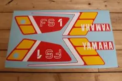 Stafferingssæt Rød - Yamaha FS1 1989- - Stafferinger & Stickers