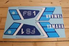 Stafferingssæt Blå - Yamaha FS1 89> - Stafferinger & Stickers