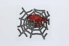 Sticker Sort Edderkop - Honda