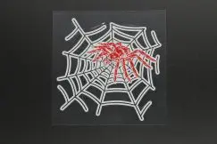 Sticker Hvid Edderkop - Sachs