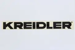 Klistermærke Sort - Kreidler - Stafferinger