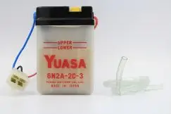 Batteri 6V 2Ah 6N2A-2C-3, Yuasa - Tænding & Elektriske dele