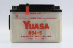 Batteri 6V 12Ah B54-6, Yuasa - Tænding & Elektriske dele