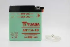 Batteri 6V 11Ah 6N11A-1B, Yuasa - Tænding & Elektriske dele