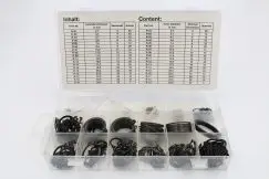 (Udsolgt) Låseringe sortiment 300 dele - Værktøj