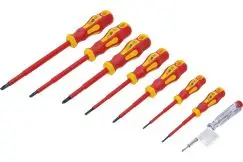 Isoleret skruetrækker sæt 8 dele, BGS Technic - 