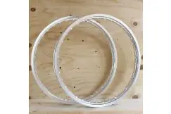 Fælg sæt 17x1,2 Eloxeret Aluminium Sølv - Eger & Fælge