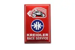 Emalje skilt Race Service 40x60cm - Kreidler - Værktøj