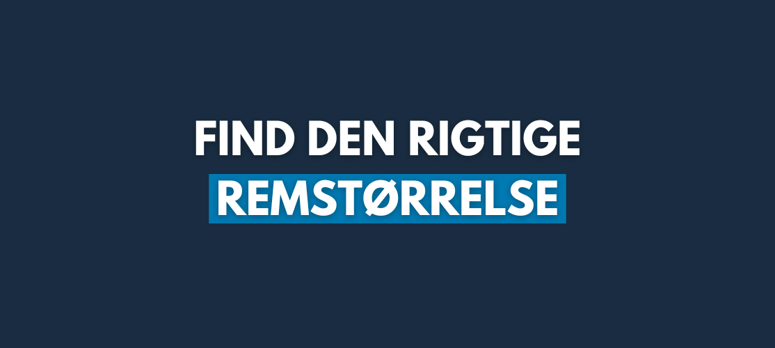 Find den rigtige remstørrelse